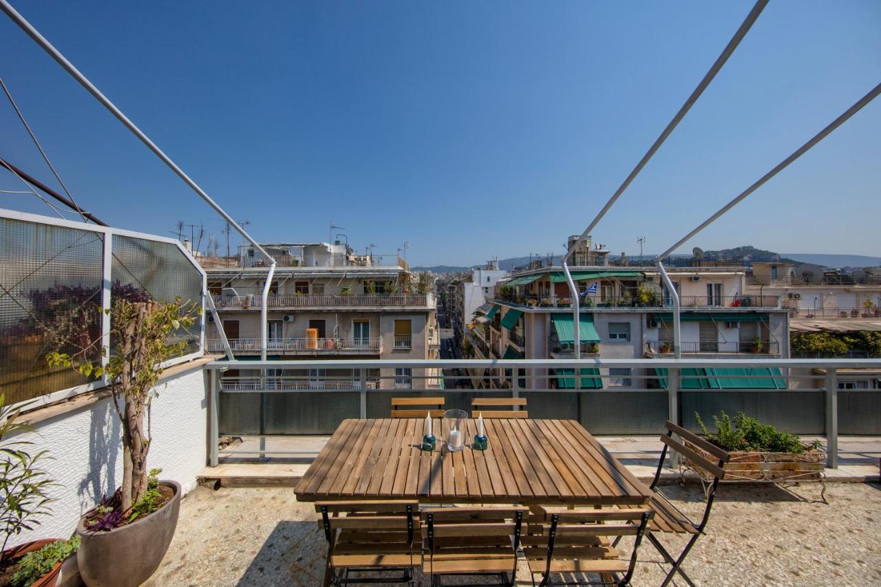 Amazing Penthouse In Athens City Center Exterior foto